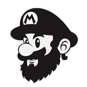 Bearded Mario Logo Vinyl Car Decal Sticker – Waterproof & UV-Resistant 8" Bearded Mario Logo Vinyl Car Decal Sticker – Waterproof & UV-Resistant 8"
