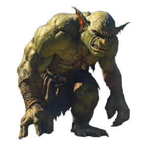 Large Brute Goblin Vinyl Car Decal Sticker – Waterproof & UV-Resistant 8"
