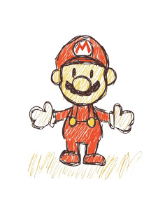 Supermario Sketch Vinyl Car Decal Sticker – Waterproof & UV-Resistant 8" Supermario Sketch Vinyl Car Decal Sticker – Waterproof & UV-Resistant 8"