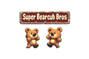 Super Bearcub Bros Vinyl Car Decal Sticker – Waterproof & UV-Resistant 8"