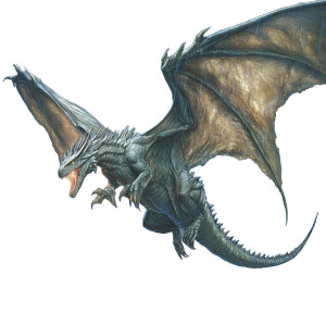 Majestic Dragon Soaring V2 Vinyl Car Decal Sticker – Waterproof & UV-Resistant 8"