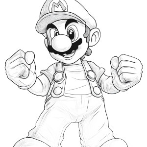 Mario Coloring Vinyl Car Decal Sticker – Waterproof & UV-Resistant 8" Mario Coloring Vinyl Car Decal Sticker – Waterproof & UV-Resistant 8"