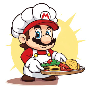 Chef Mario Fajitas Vinyl Car Decal Sticker – Waterproof & UV-Resistant 8"