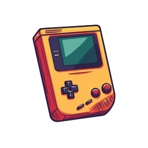 Arcade Gameboy Logo Vinyl Car Decal Sticker – Waterproof & UV-Resistant 8"