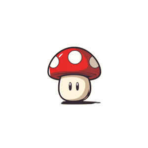 Super Mario Mushroom Vinyl Car Decal Sticker – Waterproof & UV-Resistant 8" Super Mario Mushroom Vinyl Car Decal Sticker – Waterproof & UV-Resistant 8"