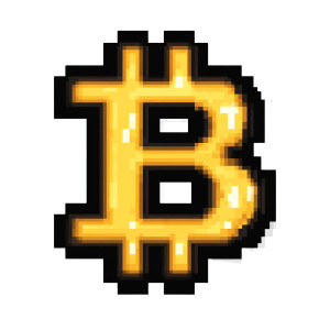 Bitcoin Pixel Icon V2 Vinyl Car Decal Sticker – Waterproof & UV-Resistant 8"