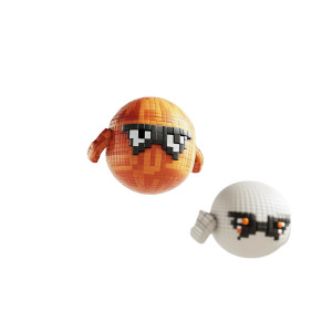 Space Invaders 3D Vinyl Car Decal Sticker – Waterproof & UV-Resistant 8"