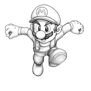 Super Mario Art V2 Vinyl Car Decal Sticker – Waterproof & UV-Resistant 8"