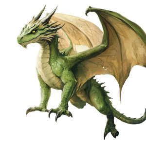 Green Dragon V6 Vinyl Car Decal Sticker – Waterproof & UV-Resistant 8"