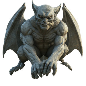 Crouching Gargoyle Vinyl Car Decal Sticker – Waterproof & UV-Resistant 8" Crouching Gargoyle Vinyl Car Decal Sticker – Waterproof & UV-Resistant 8"