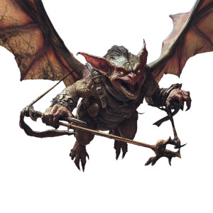 Winged Kobold Harassers Vinyl Car Decal Sticker – Waterproof & UV-Resistant 8"