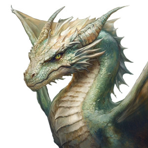 Merlin Magic Dragon Vinyl Car Decal Sticker – Waterproof & UV-Resistant 8"