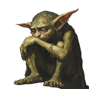 Disappointed Goblin Vinyl Car Decal Sticker – Waterproof & UV-Resistant 8" Disappointed Goblin Vinyl Car Decal Sticker – Waterproof & UV-Resistant 8"