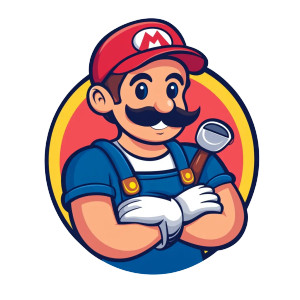 Plumber Tricks Logo Vinyl Car Decal Sticker – Waterproof & UV-Resistant 8"