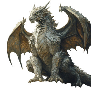 Platinum Dragon King Vinyl Car Decal Sticker – Waterproof & UV-Resistant 8"