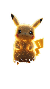 Battle-Ready Pikachu V2 Vinyl Car Decal Sticker – Waterproof & UV-Resistant 8"