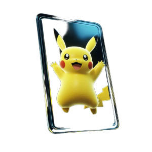 Holographic Pokemon Card Vinyl Car Decal Sticker – Waterproof & UV-Resistant 8"