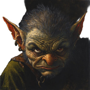 Evil Ad&D Goblin Vinyl Car Decal Sticker – Waterproof & UV-Resistant 8"