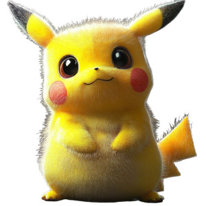 Realistic Pikachu V3 Vinyl Car Decal Sticker – Waterproof & UV-Resistant 8" Realistic Pikachu V3 Vinyl Car Decal Sticker – Waterproof & UV-Resistant 8"
