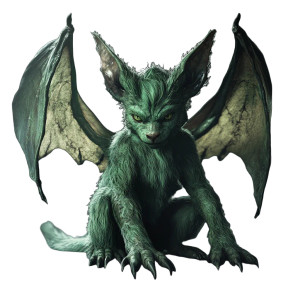 Mischievous Green Devil Vinyl Car Decal Sticker – Waterproof & UV-Resistant 8"