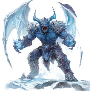 Chaos Demon Lord Vinyl Car Decal Sticker – Waterproof & UV-Resistant 8"