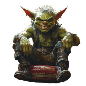 Goblin Attack Vinyl Car Decal Sticker – Waterproof & UV-Resistant 8"