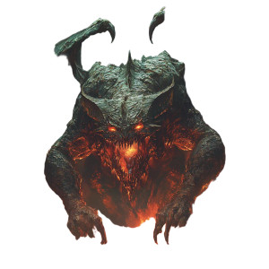 Dungeon Dragon Entity Vinyl Car Decal Sticker – Waterproof & UV-Resistant 8"