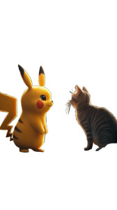 Pikachu Meets Cat Vinyl Car Decal Sticker – Waterproof & UV-Resistant 8" Pikachu Meets Cat Vinyl Car Decal Sticker – Waterproof & UV-Resistant 8"