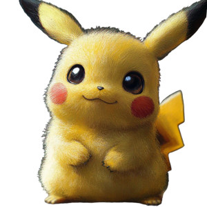 Realistic Pikachu Photo Vinyl Car Decal Sticker – Waterproof & UV-Resistant 8"