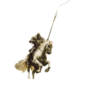 Dark Knight'S Charge Vinyl Car Decal Sticker – Waterproof & UV-Resistant 8"