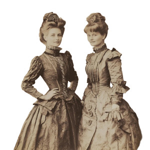 Victorian Women Vinyl Car Decal Sticker – Waterproof & UV-Resistant 8" Victorian Women Vinyl Car Decal Sticker – Waterproof & UV-Resistant 8"