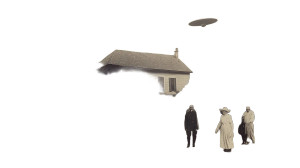 Victorian Ufo Crash Vinyl Car Decal Sticker – Waterproof & UV-Resistant 8"