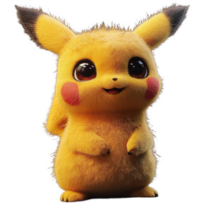 Pixar Pikachu V4 Vinyl Car Decal Sticker – Waterproof & UV-Resistant 8"