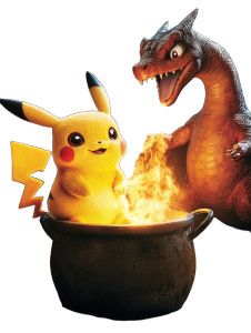 Pikachu In Pot Vinyl Car Decal Sticker – Waterproof & UV-Resistant 8"