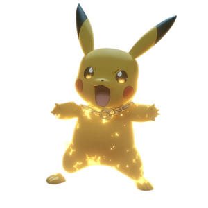 Pikachu Powering Up Vinyl Car Decal Sticker – Waterproof & UV-Resistant 8"