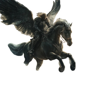 Pegasus And Angel Vinyl Car Decal Sticker – Waterproof & UV-Resistant 8" Pegasus And Angel Vinyl Car Decal Sticker – Waterproof & UV-Resistant 8"