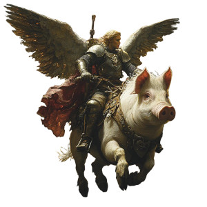 Knight'S Valiant Quest Vinyl Car Decal Sticker – Waterproof & UV-Resistant 8"