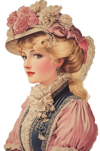 Blonde Woman Portrait V5 Vinyl Car Decal Sticker – Waterproof & UV-Resistant 8"