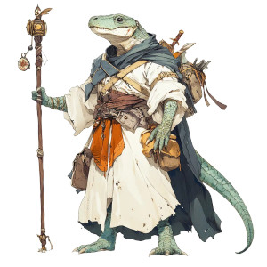 Lizard Priest Warrior Vinyl Car Decal Sticker – Waterproof & UV-Resistant 8" Lizard Priest Warrior Vinyl Car Decal Sticker – Waterproof & UV-Resistant 8"