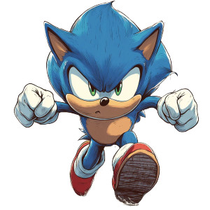 Sonic The Hedgehog V16 Vinyl Car Decal Sticker – Waterproof & UV-Resistant 8" Sonic The Hedgehog V16 Vinyl Car Decal Sticker – Waterproof & UV-Resistant 8"