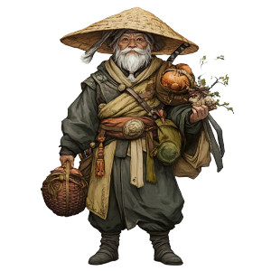 Anime Sage Merchant Vinyl Car Decal Sticker – Waterproof & UV-Resistant 8"