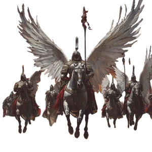 Winged Hussars Vinyl Car Decal Sticker – Waterproof & UV-Resistant 8"