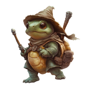 Tortle Wizard Fighter Vinyl Car Decal Sticker – Waterproof & UV-Resistant 8" Tortle Wizard Fighter Vinyl Car Decal Sticker – Waterproof & UV-Resistant 8"