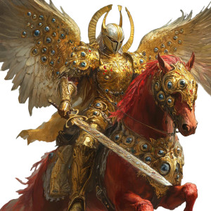 Angelic Knight V4 Vinyl Car Decal Sticker – Waterproof & UV-Resistant 8" Angelic Knight V4 Vinyl Car Decal Sticker – Waterproof & UV-Resistant 8"