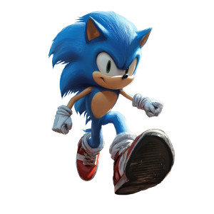 Shin Sonic Gta Vinyl Car Decal Sticker – Waterproof & UV-Resistant 8"