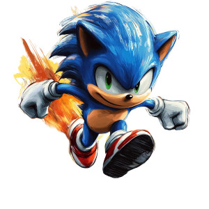 Happy Running Sonic Vinyl Car Decal Sticker – Waterproof & UV-Resistant 8" Happy Running Sonic Vinyl Car Decal Sticker – Waterproof & UV-Resistant 8"