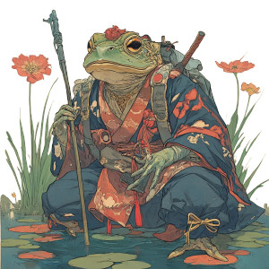 Anthropomorphic Toad Vinyl Car Decal Sticker – Waterproof & UV-Resistant 8"