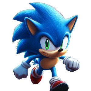 Super Sonic V4 Vinyl Car Decal Sticker – Waterproof & UV-Resistant 8"