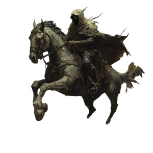 Horseman Of Hunger Vinyl Car Decal Sticker – Waterproof & UV-Resistant 8" Horseman Of Hunger Vinyl Car Decal Sticker – Waterproof & UV-Resistant 8"