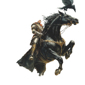 Elegant Knight Chase Vinyl Car Decal Sticker – Waterproof & UV-Resistant 8" Elegant Knight Chase Vinyl Car Decal Sticker – Waterproof & UV-Resistant 8"
